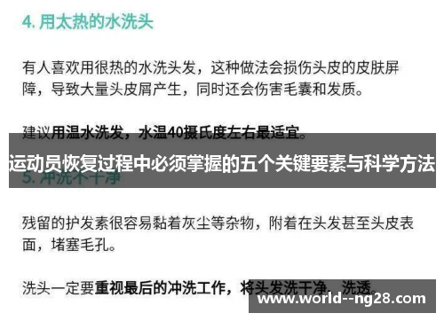 运动员恢复过程中必须掌握的五个关键要素与科学方法